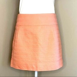 J. Crew pink mini skirt with back zipper - size 4 Like New!